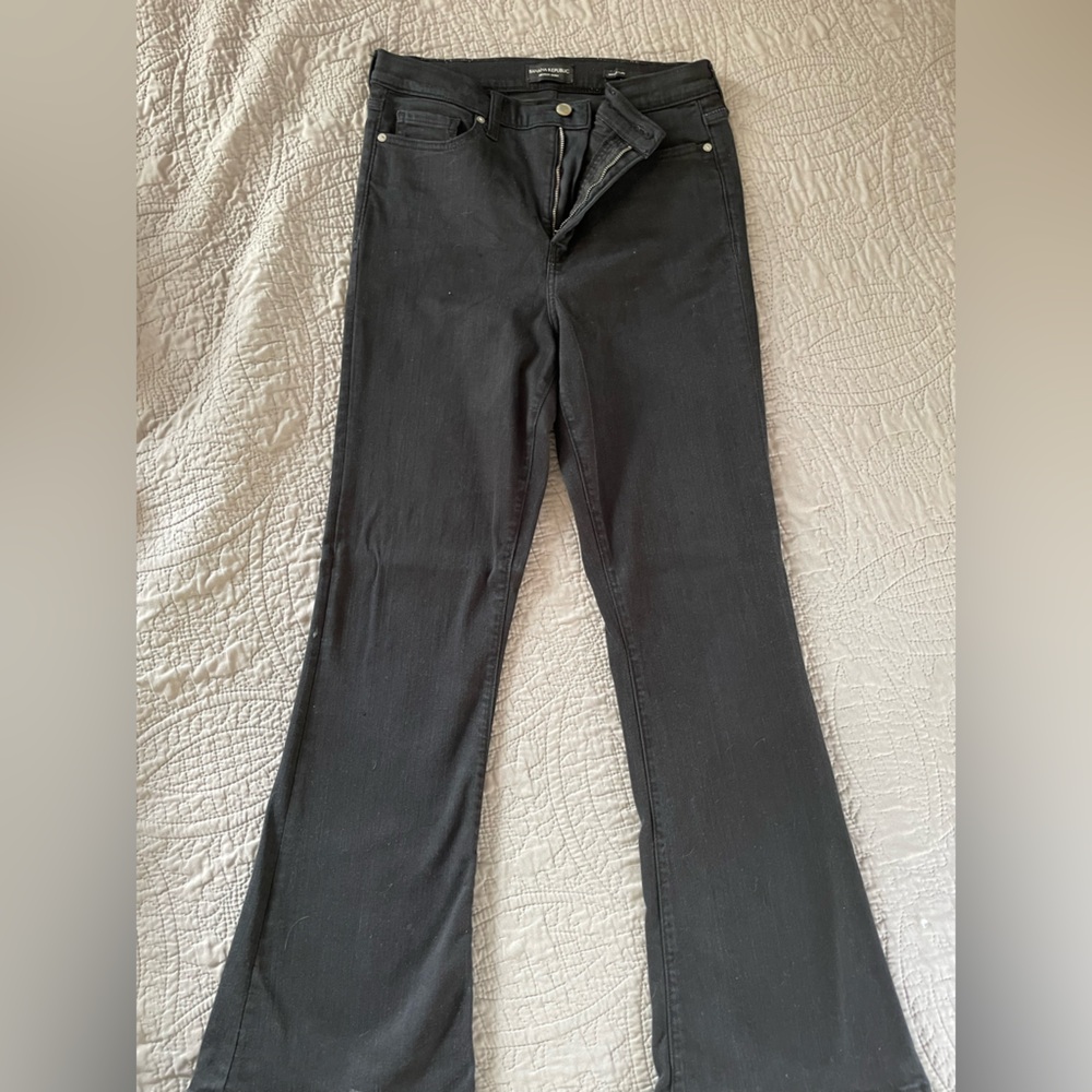 Banana Republic Black Flare Pants